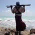 armed Somali pirate