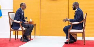 Paul Kagame and James Smart
