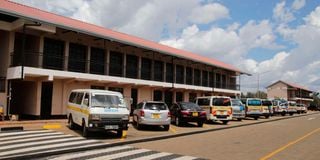 Field Marshal Muthoni Kirima bus terminus in Nyeri town