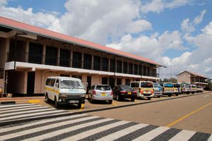 Field Marshal Muthoni Kirima bus terminus in Nyeri town