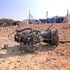 Irani - Israel: remains of a rocket booster 
