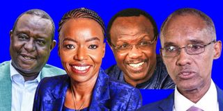 Henry Rotich, Monica Juma, David Ndii 