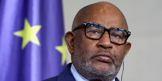  Comorian President Azali Assoumani.