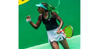 Angela tennis Okutoyi