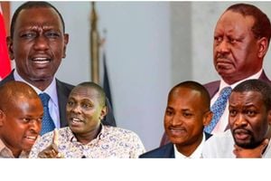 William Ruto, Ndindi Nyoro, Kimani Ichung’wah, Babu Owino, Edwin Sifuna 