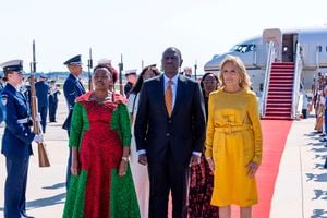 President William Ruto, Frist Lady Rachel Ruto and the US Frist Lady Jill Biden