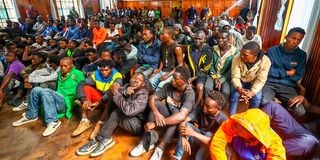  185 youths arrested