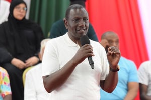 william ruto mombasa townhall speaking