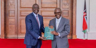 President William Ruto receives the Shakahola taskforce report