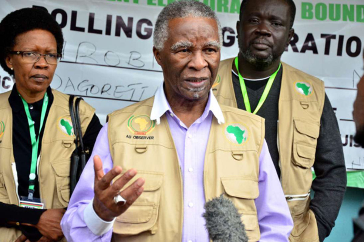 Use legal processes for repeat election disputes, says AU's Thabo Mbeki ...