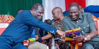 William Ruto and Wycliffe Oparanya 