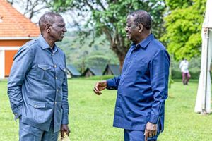 William Ruto and Raila Odinga