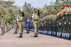 President William Ruto nys graduation guard of honour nys