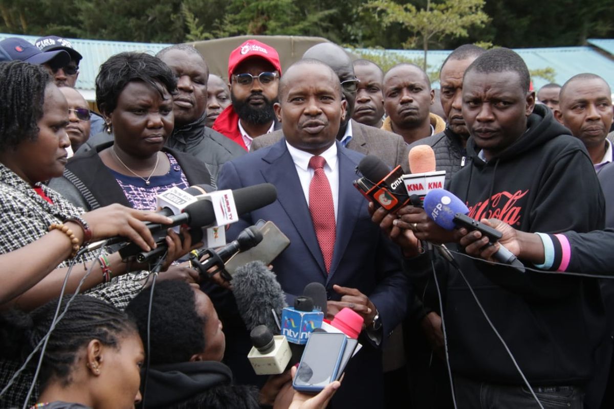 CS Kindiki: Cause of fire at school in Nyeri still unknown, investigations ongoing