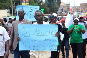 Striking lecturers