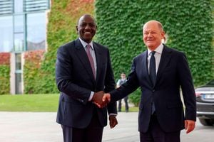 Olaf Scholz and William Ruto