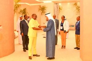 William Ruto with Sheikh Mohamed bin Zayed 