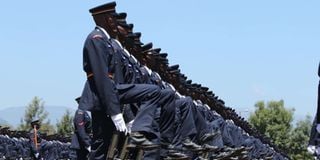 Police passing out parade