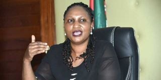 Registrar of Political Parties Ann Nderitu