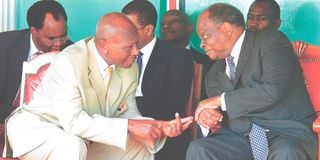 Mwai Kibaki and Moody Awori