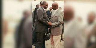 Mwai Kibaki and Moody Awori