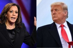 Kamala Harris and Donald Trump