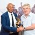 Kipchoge Keino and Thomas Bach