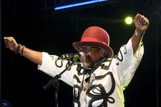 Congolese music star Papa Wemba 