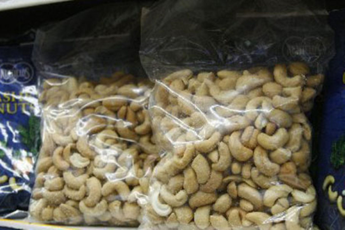 current international price of cashew nuts