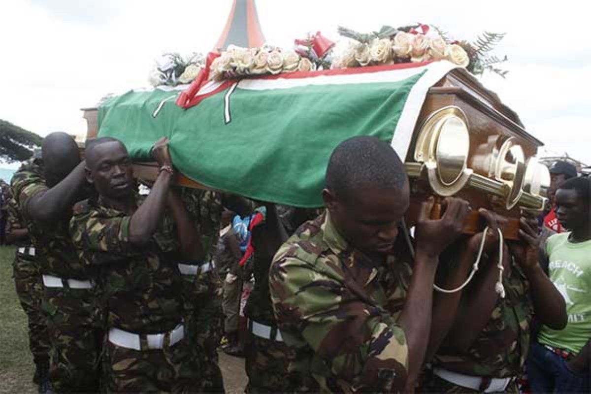 Tears As Kdf Soldier Killed In Lamu Shabaab Is Buried Nation