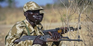  SPLA soldiers